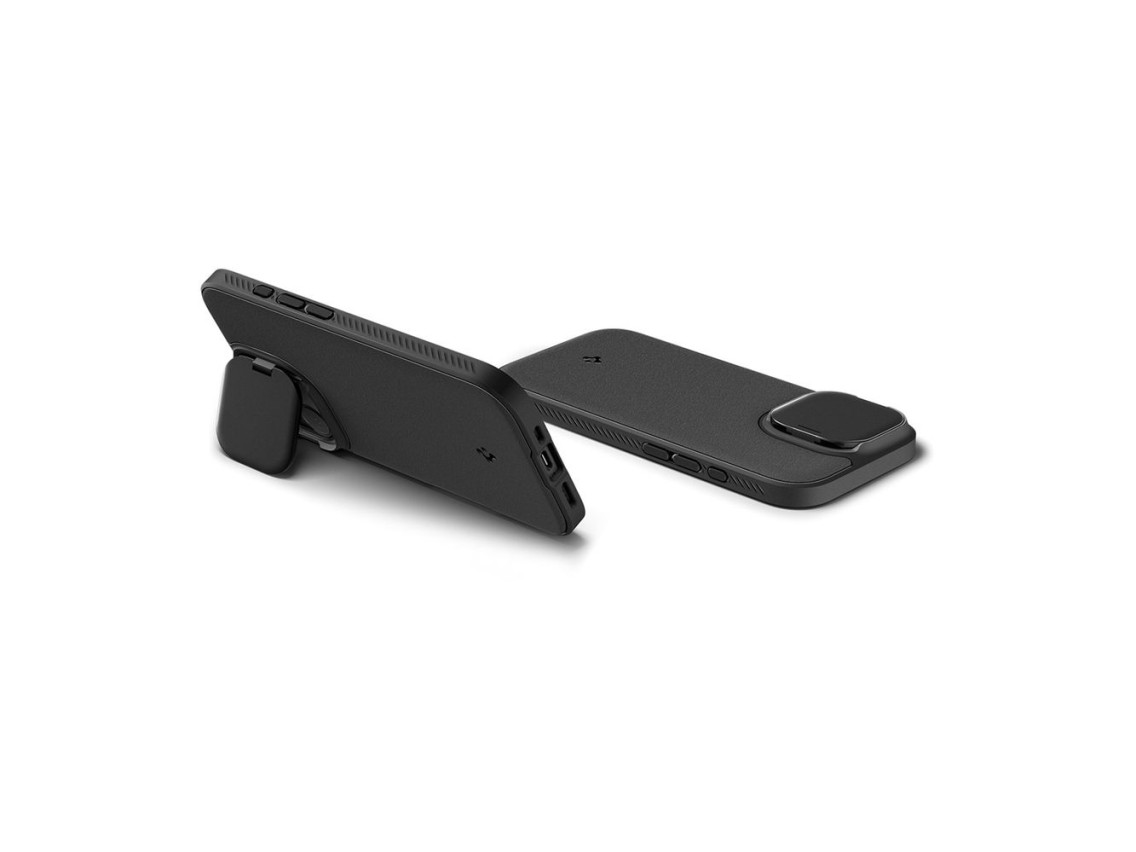 Funda Spigen Optik Armor MagSafe para iPhone 17 - negra