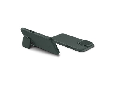 Funda Spigen Optik Armor MagSafe para iPhone 17 - Verde