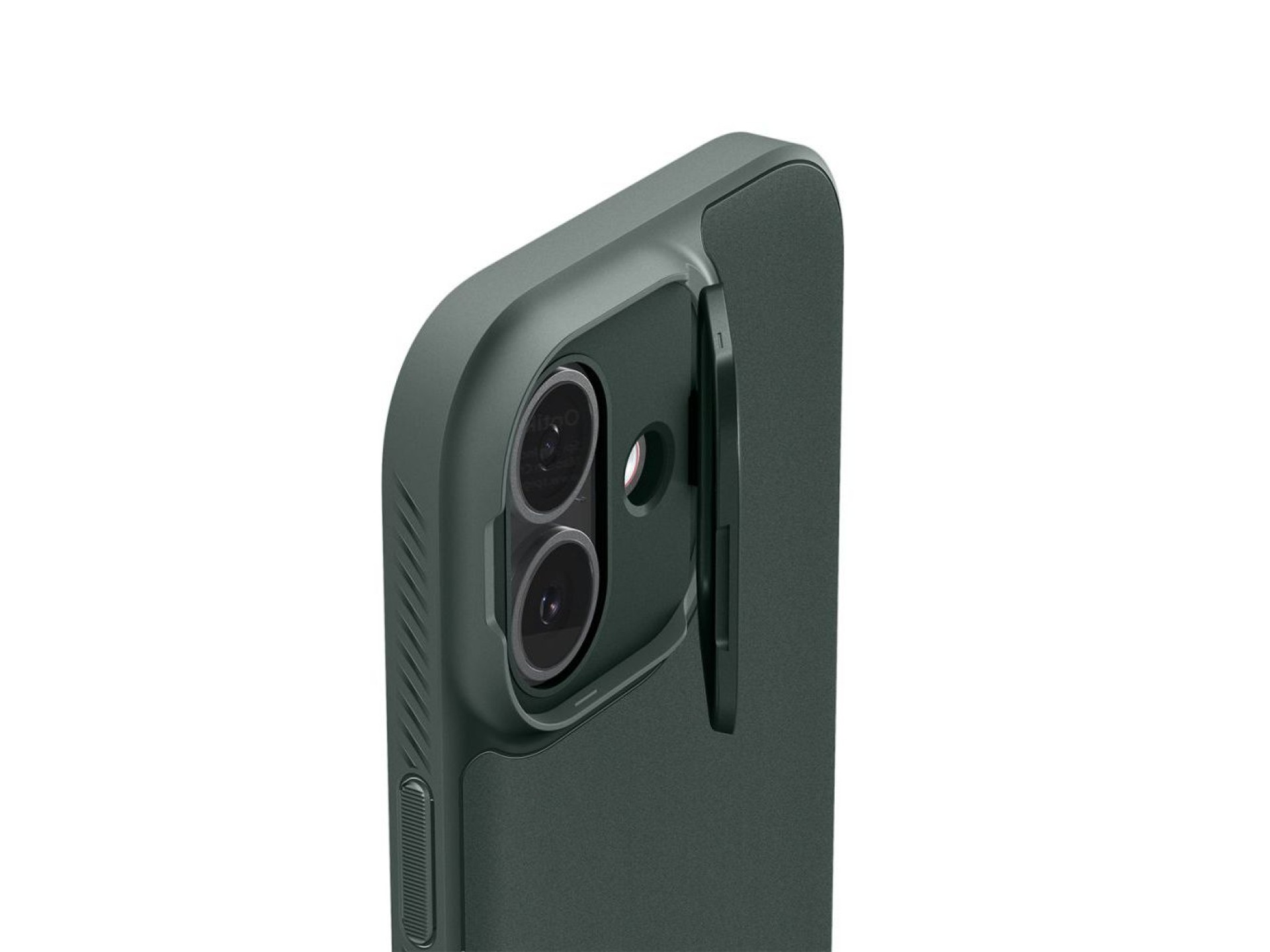 Funda Spigen Optik Armor MagSafe para iPhone 17 - Verde