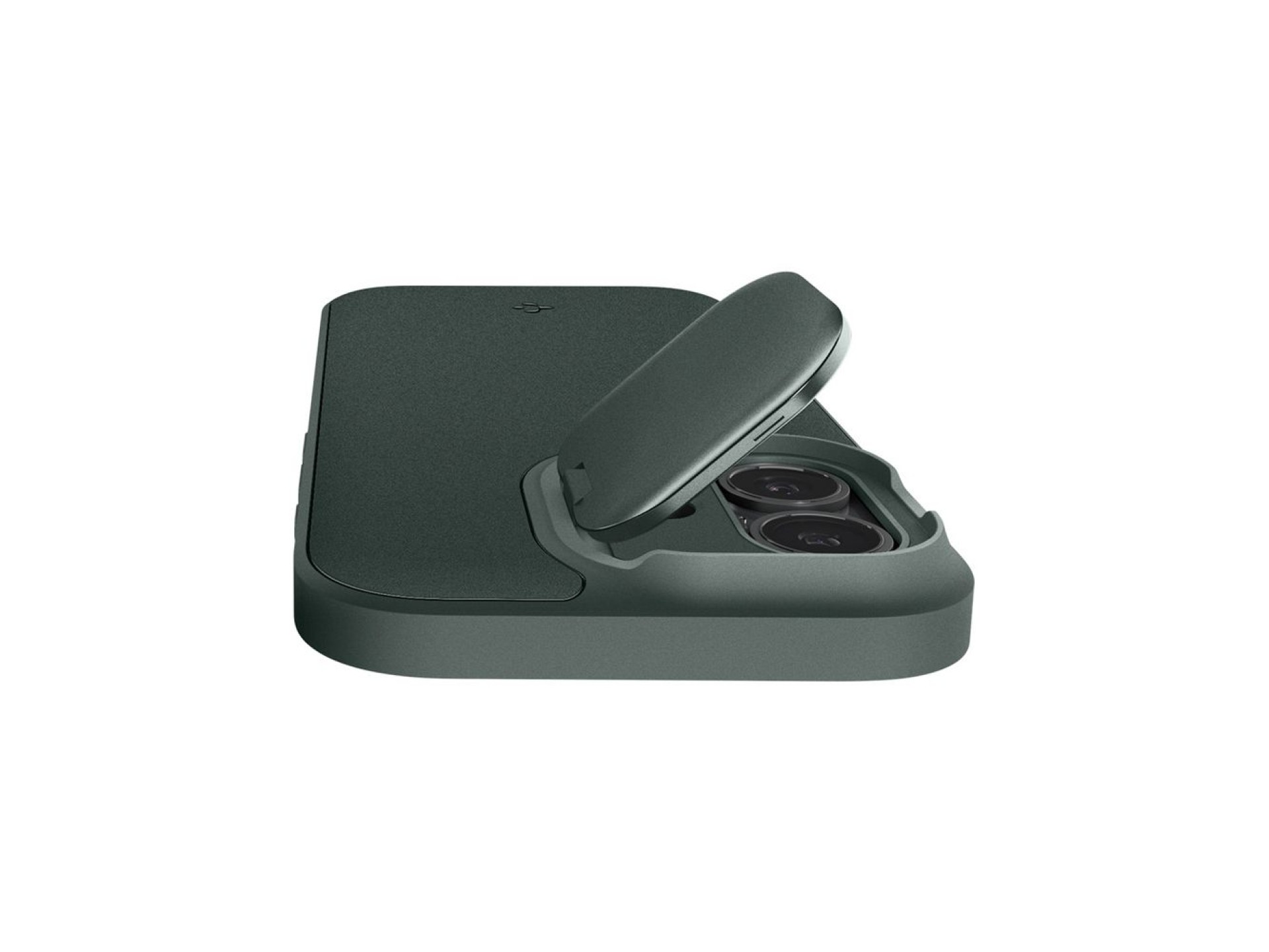 Funda Spigen Optik Armor MagSafe para iPhone 17 - Verde