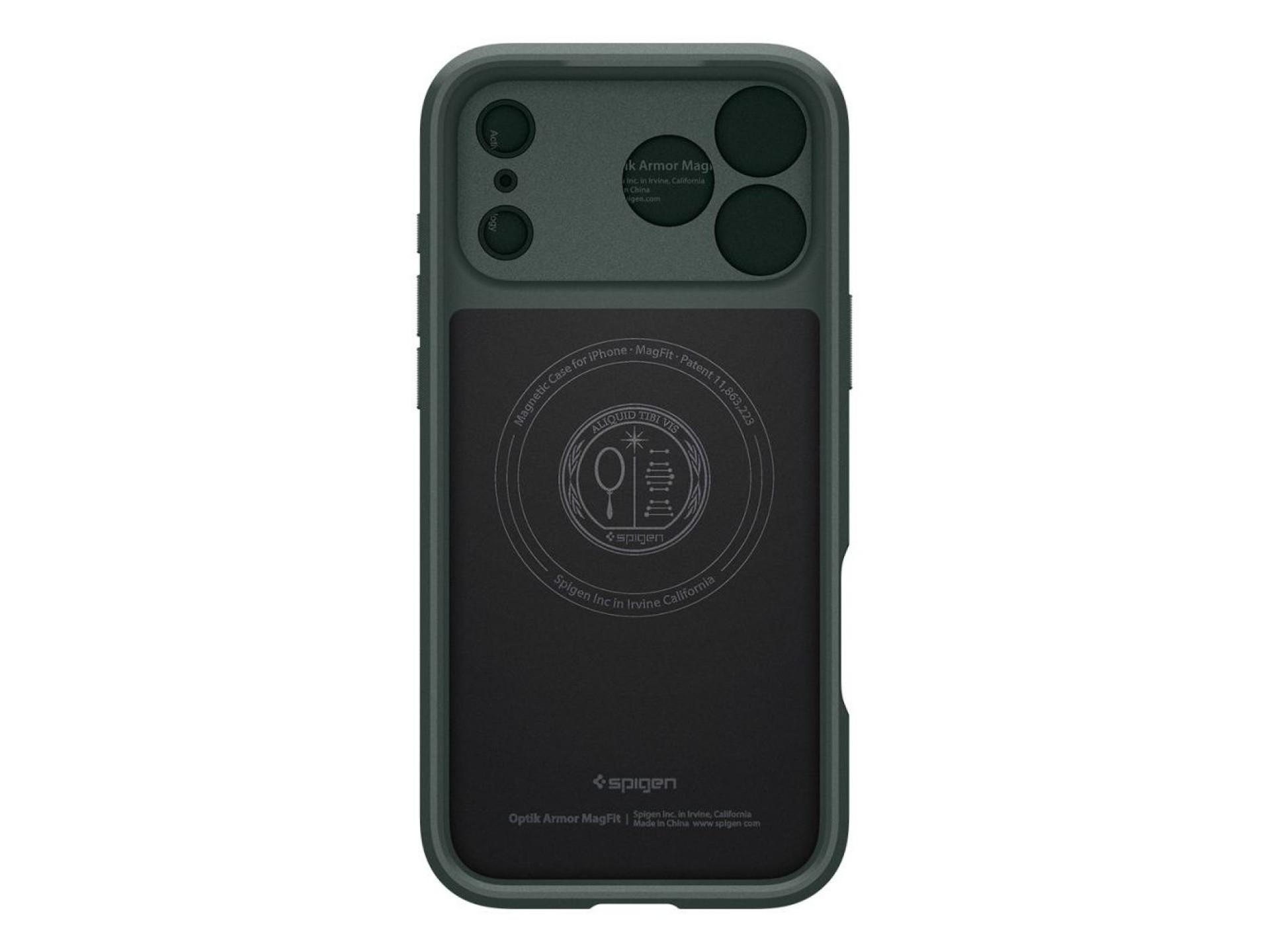 Spigen Optik Armor MagSafe Case for iPhone 17 Pro - Green