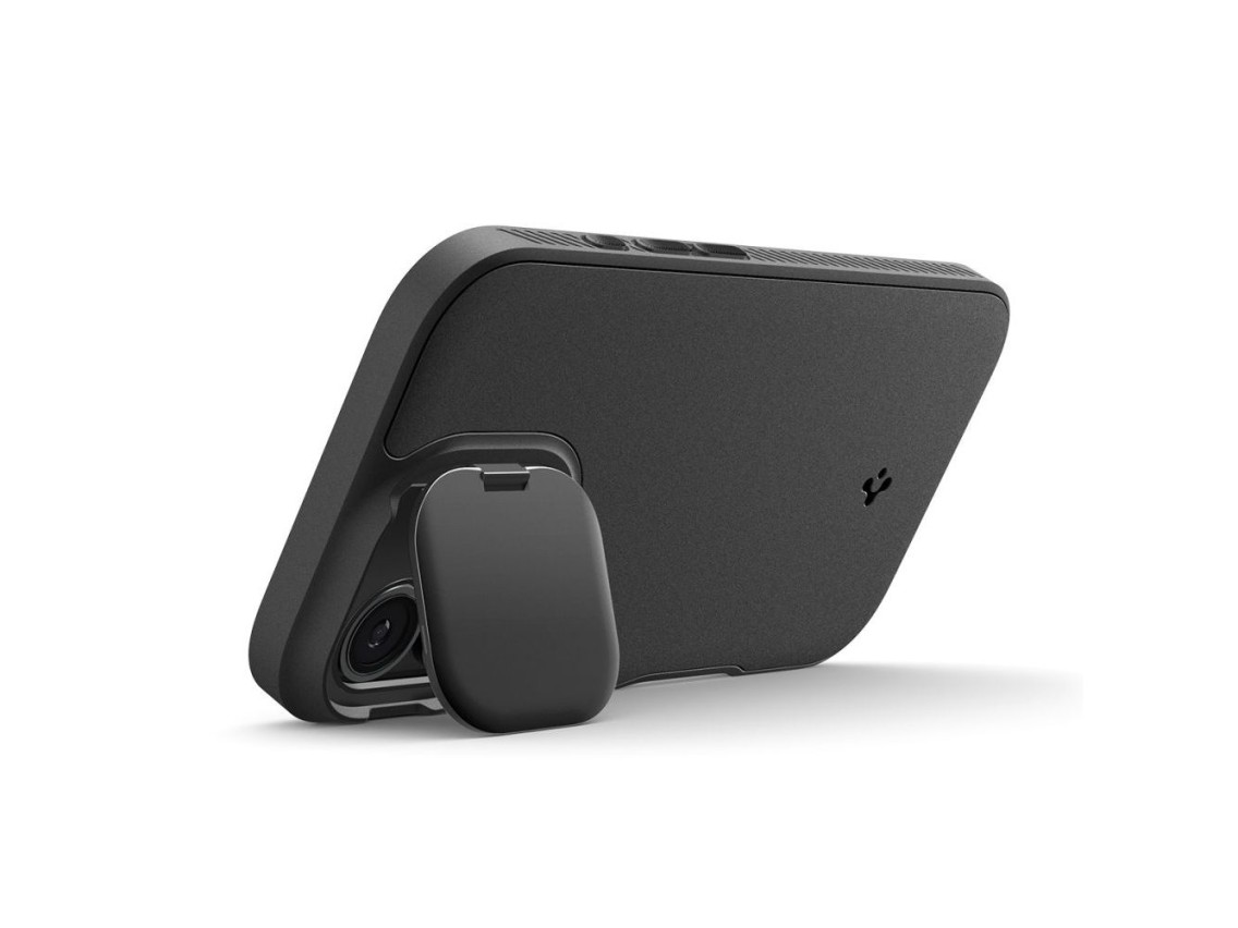 Funda Spigen Optik Armor MagSafe para iPhone 17 - negra