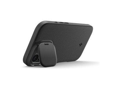 Capa Spigen Optik Armor MagSafe para iPhone 17 - preta