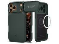 Spigen Optik Armor MagSafe Case for iPhone 17 Pro - Green Spigen Optik Armor MagSafe Case for iPhone 17 Pro - Green