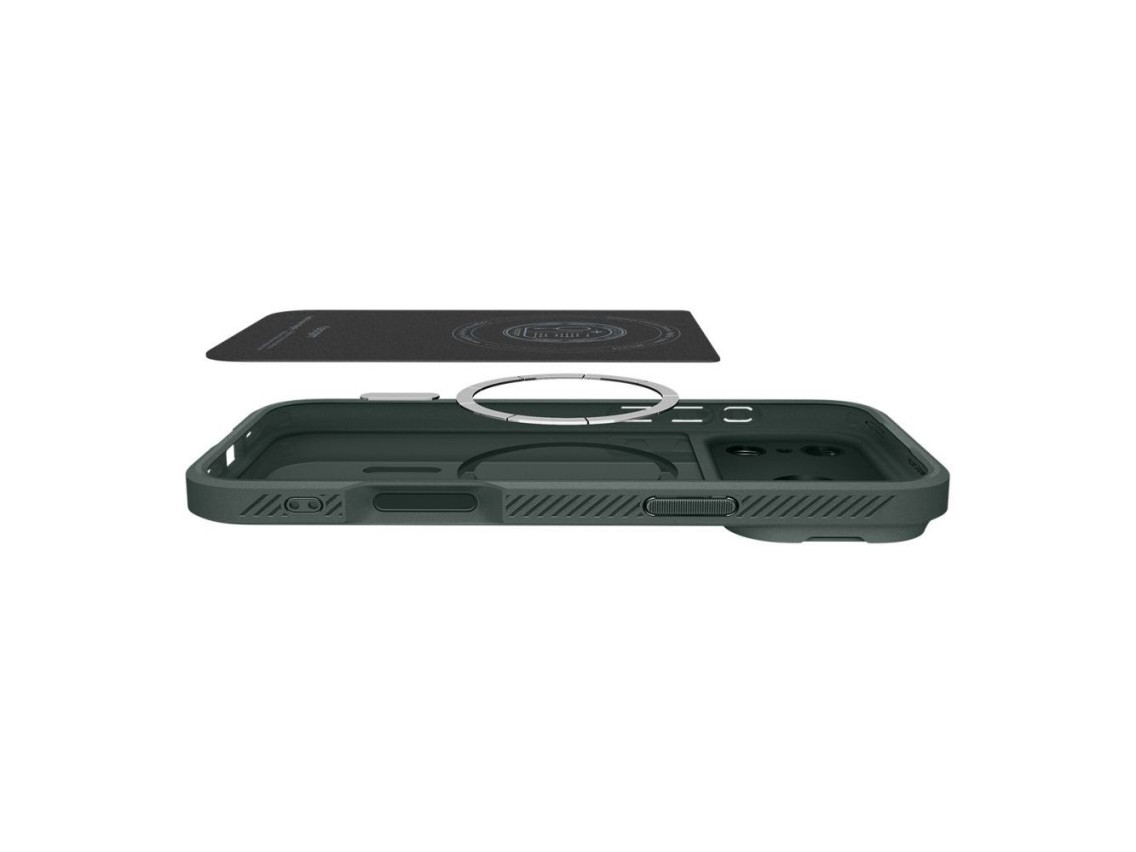 Spigen Optik Armor MagSafe Case for iPhone 17 Pro - Green