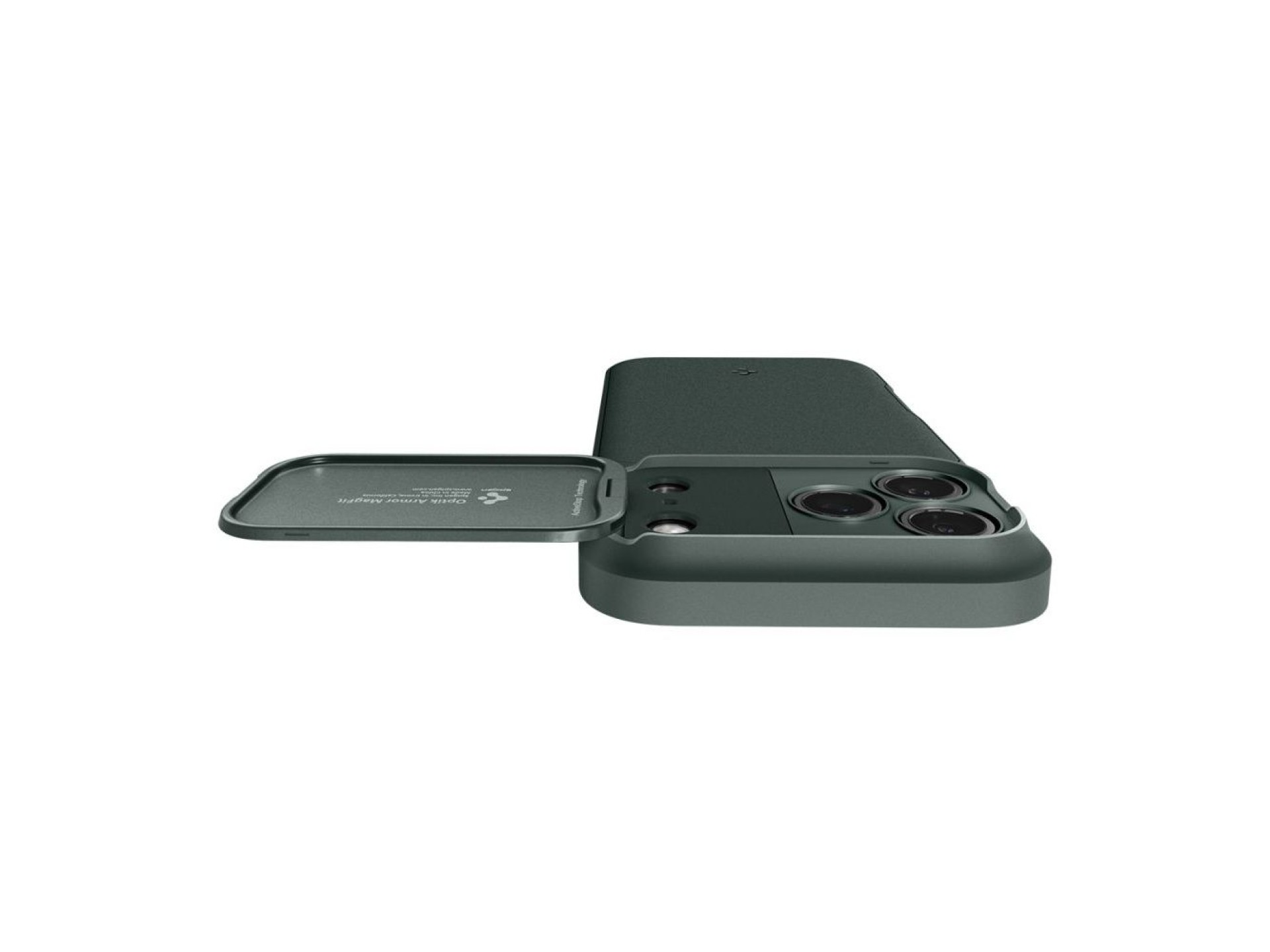 Spigen Optik Armor MagSafe Case for iPhone 17 Pro - Green