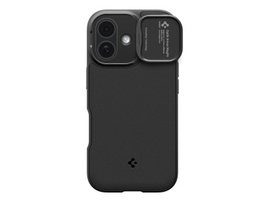 Capa Spigen Optik Armor MagSafe para iPhone 17 - preta