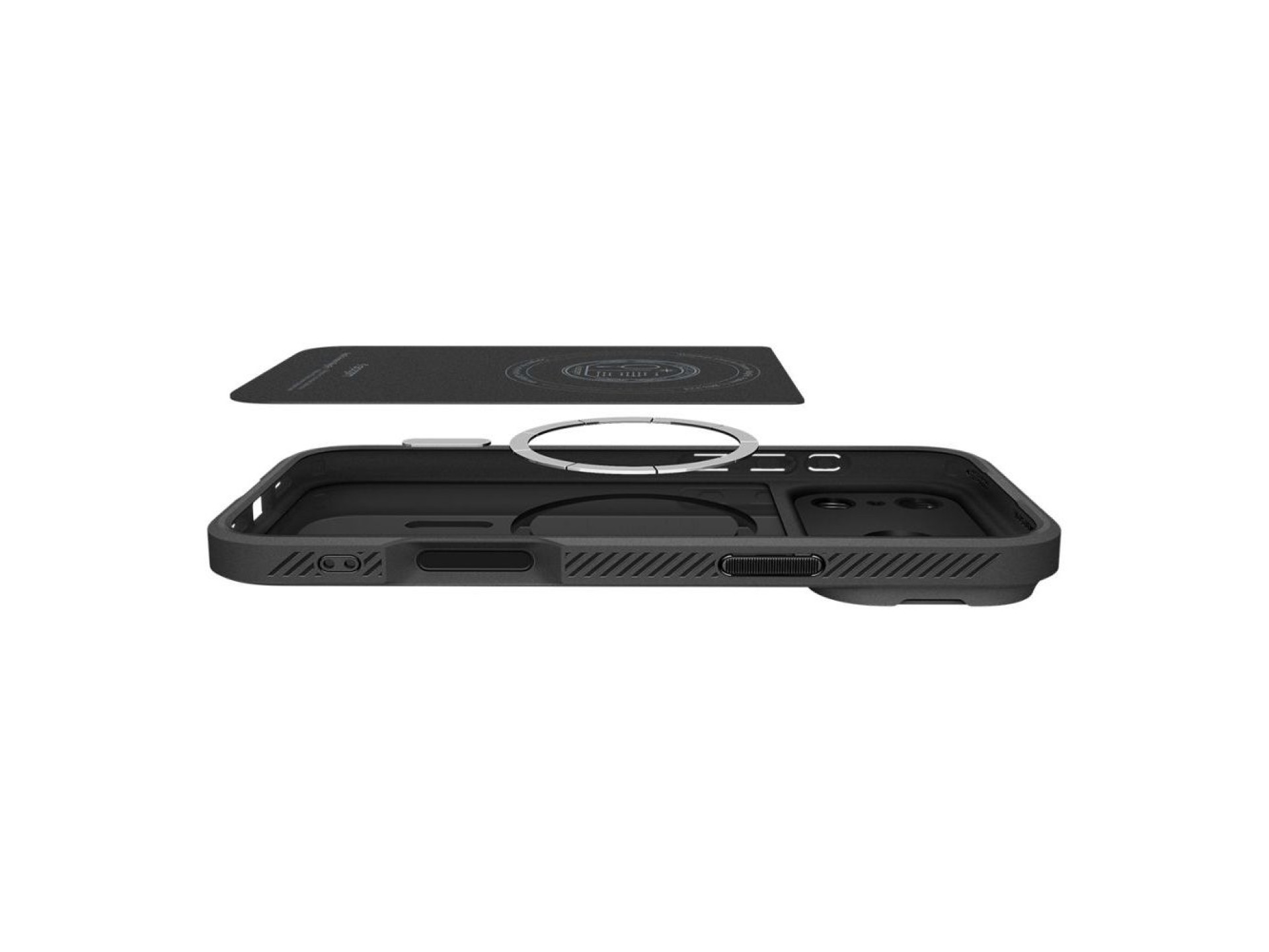 Capa Spigen Optik Armor MagSafe para iPhone 17 Pro - preta