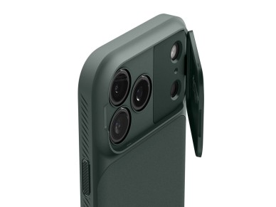 Spigen Optik Armor MagSafe Case for iPhone 17 Pro - Green Spigen Optik Armor MagSafe Case for iPhone 17 Pro - Green
