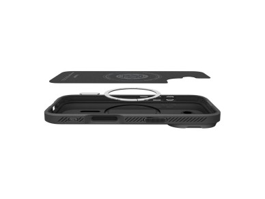 Capa Spigen Optik Armor MagSafe para iPhone 17 - preta
