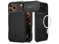 Funda Spigen Optik Armor MagSafe para iPhone 17 Pro - negra