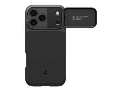 Funda Spigen Optik Armor MagSafe para iPhone 17 Pro - negra