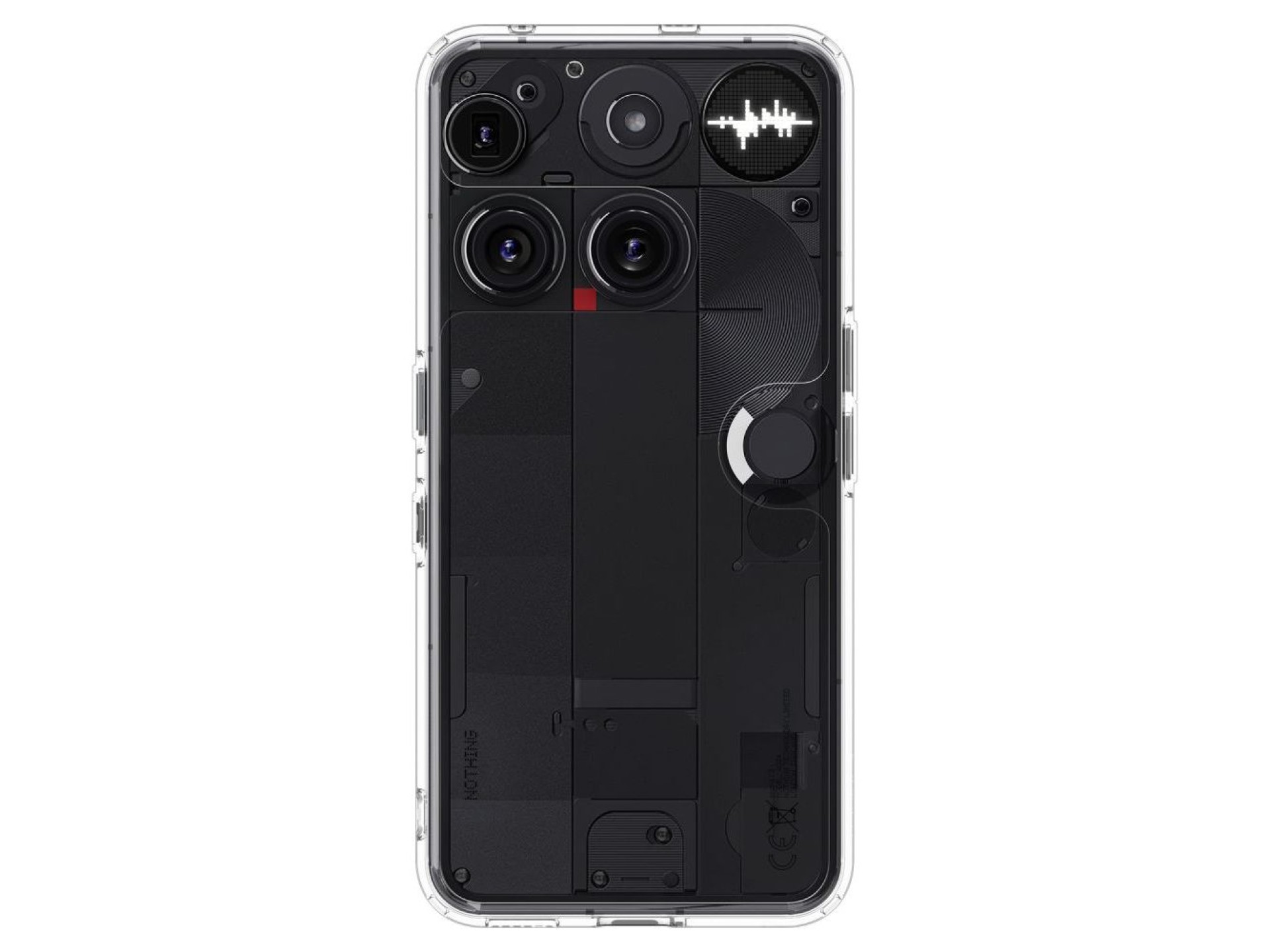 Capa Spigen Ultra Hybrid para iPhone 3 - Transparente