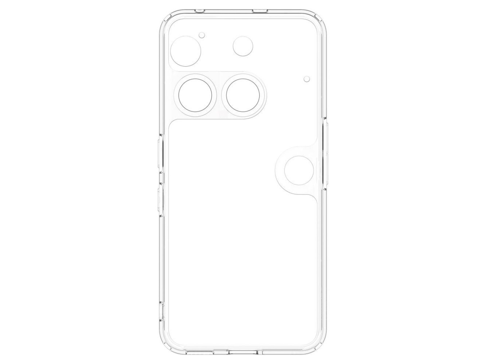Capa Spigen Ultra Hybrid para iPhone 3 - Transparente