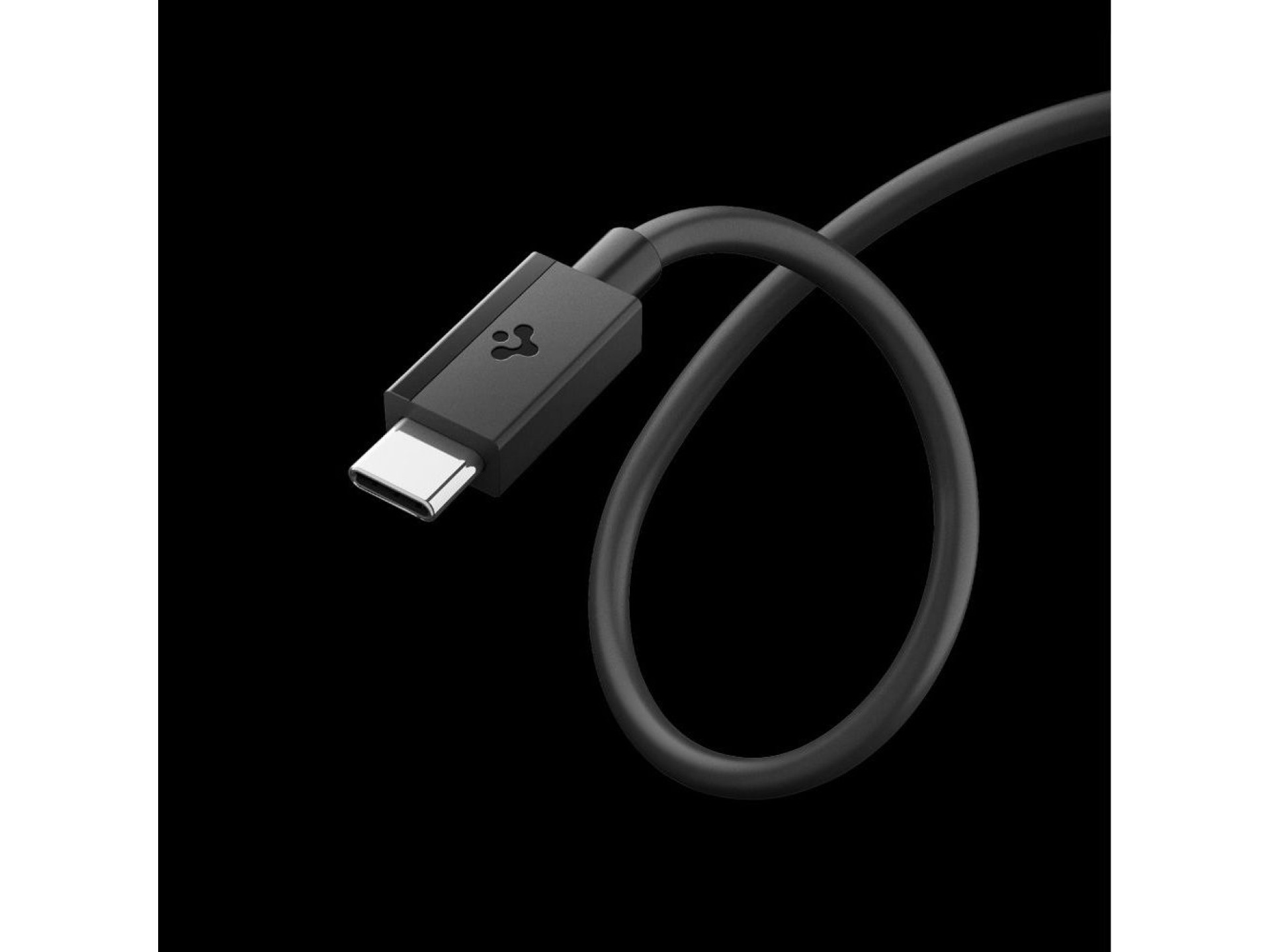 Cable USB-C Spigen EB6010CC de 60 W y 100 cm - Negro