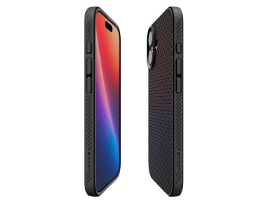 Funda Spigen Liquid Air para iPhone 17 - Negro mate