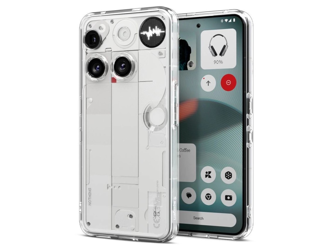 Capa Spigen Ultra Hybrid para iPhone 3 - Transparente