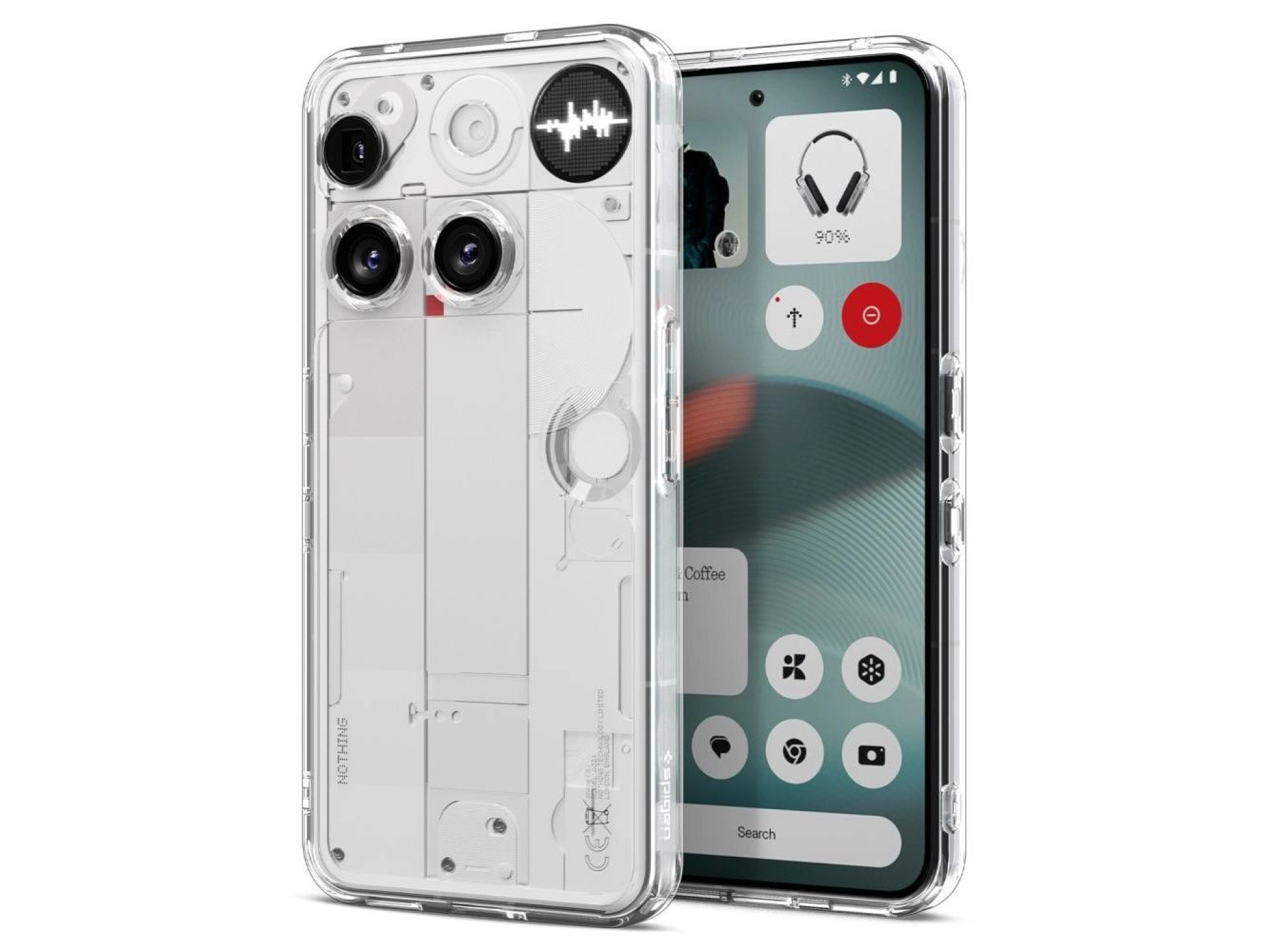 Capa Spigen Ultra Hybrid para iPhone 3 - Transparente