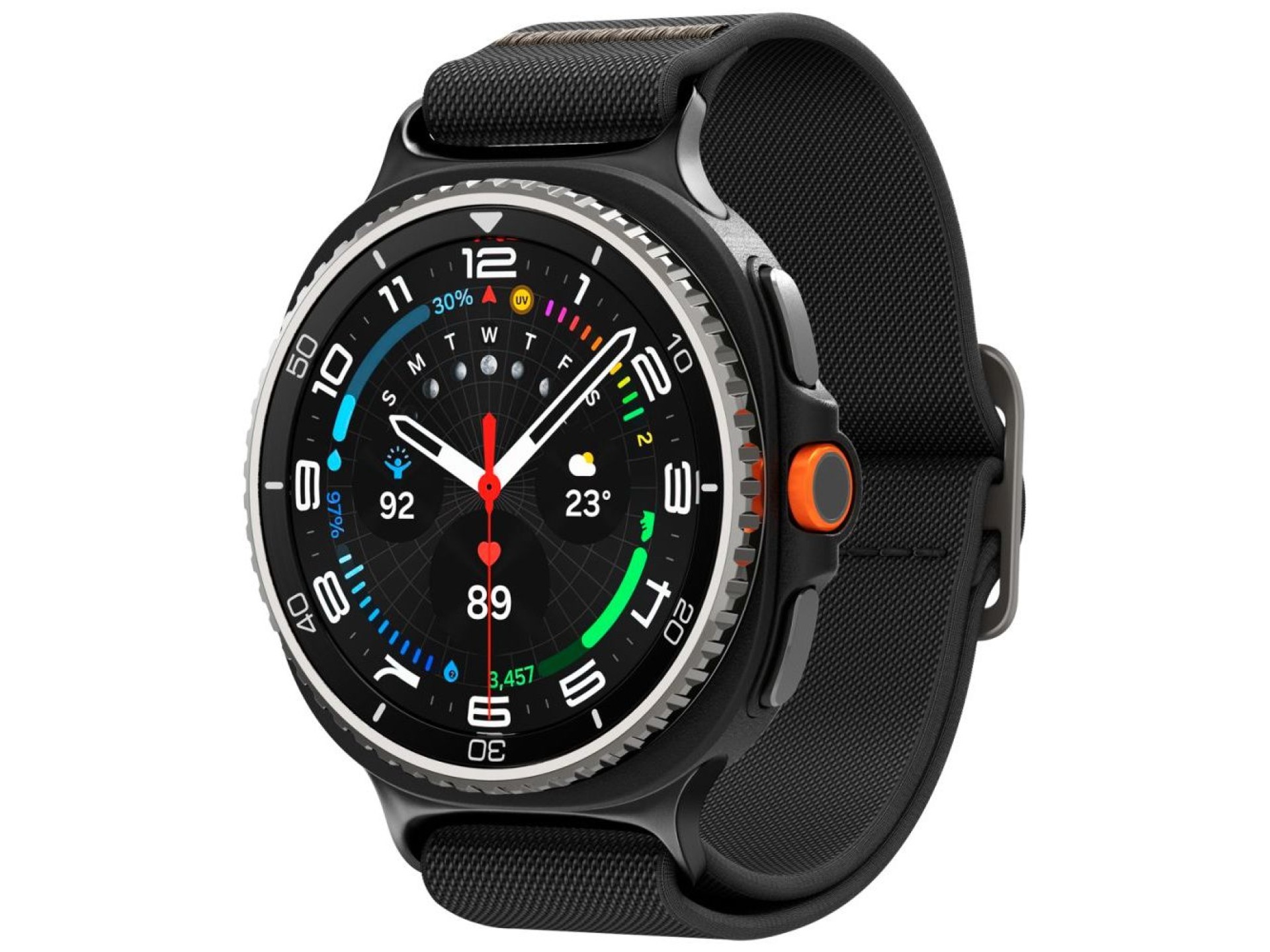 Correa Spigen Fit Lite para Samsung Galaxy Watch 40/44/46 mm - Negra