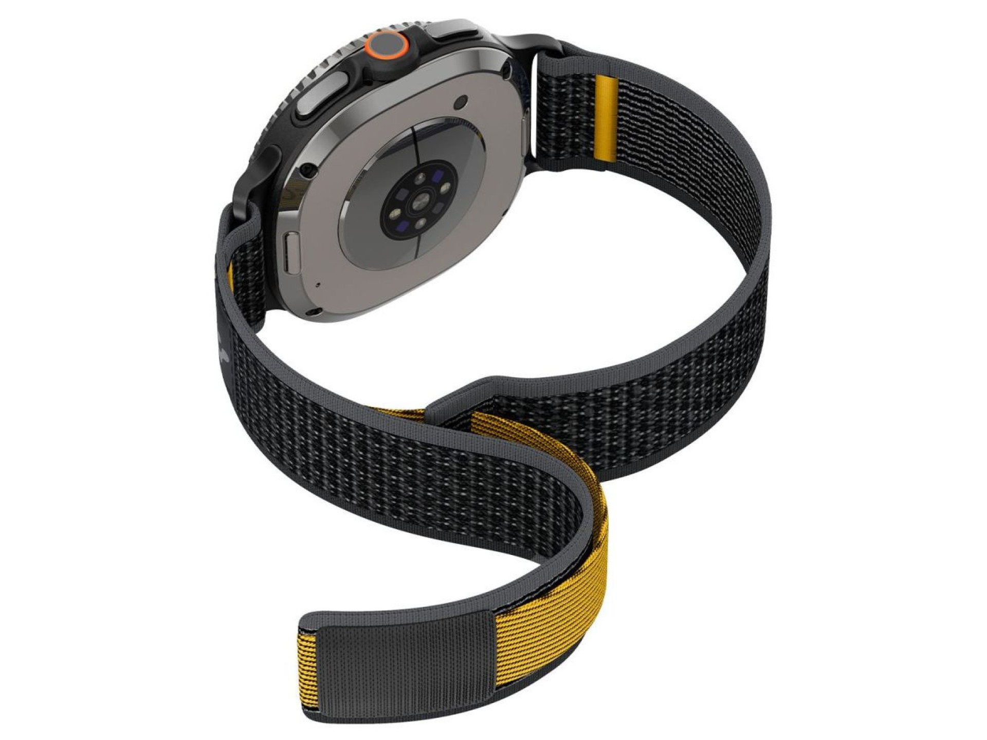 Pulseira Spigen Athlex Air para Samsung Galaxy Watch 40/44/46mm - Preta e Amarela