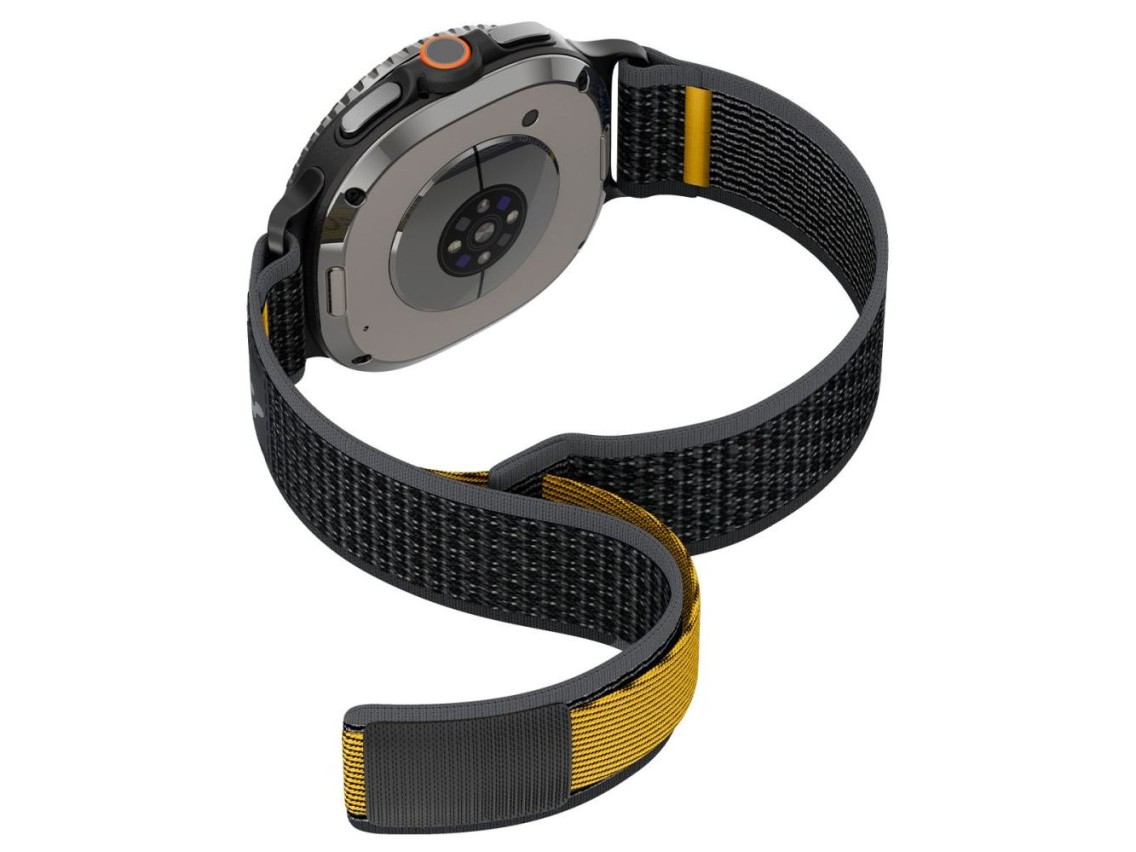 Pulseira Spigen Athlex Air para Samsung Galaxy Watch 40/44/46mm - Preta e Amarela