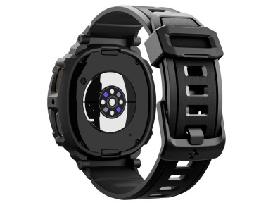 Correa Spigen Rugged Armor Pro para Samsung Galaxy Watch 8 de 44 mm - Negro mate