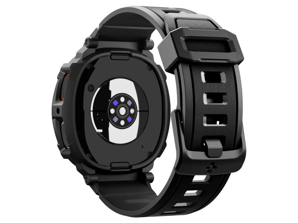 Correa Spigen Rugged Armor Pro para Samsung Galaxy Watch 8 de 44 mm - Negro mate