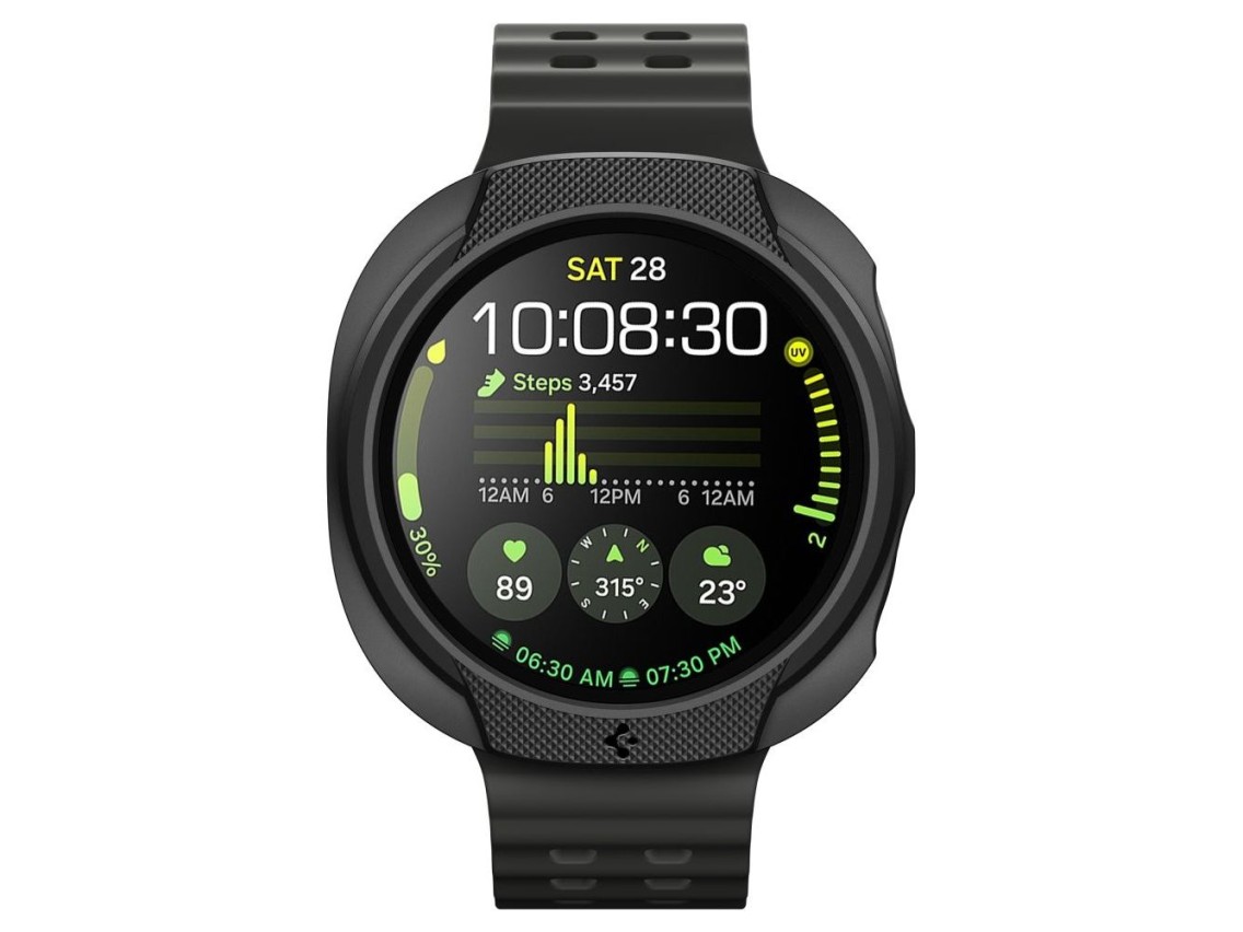 Spigen Liquid Air Case for Samsung Galaxy Watch 8 40mm - Matte Black