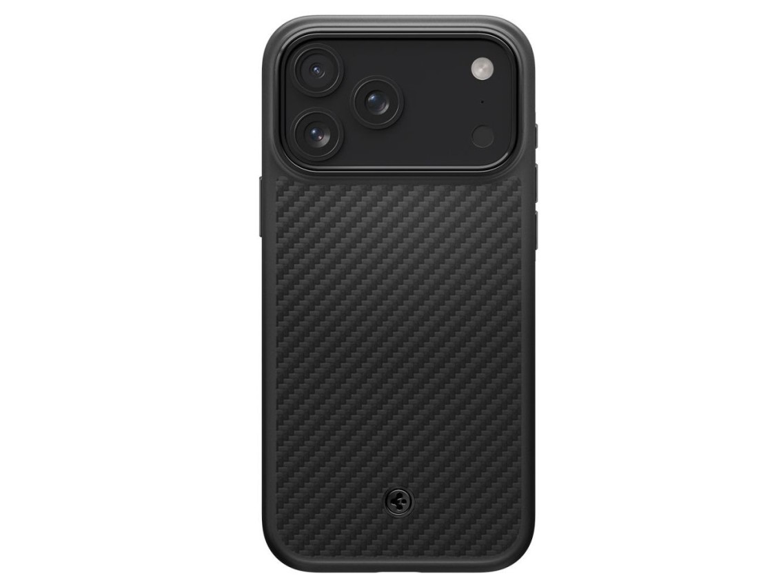 Funda Spigen Enzo Aramid "T" MagSafe para iPhone 17 Pro - negra