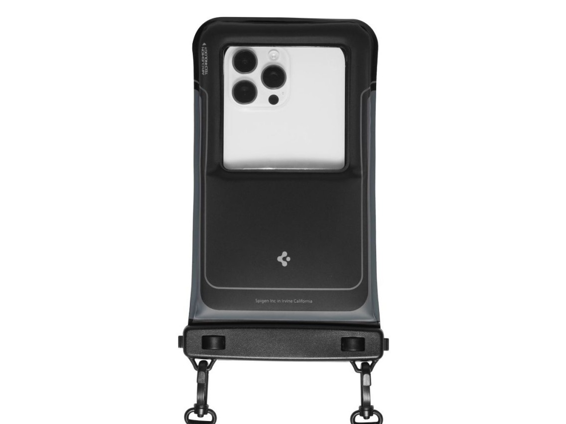 Capa � prova d'�gua Spigen A611P (pacote com 2) - preto fosco