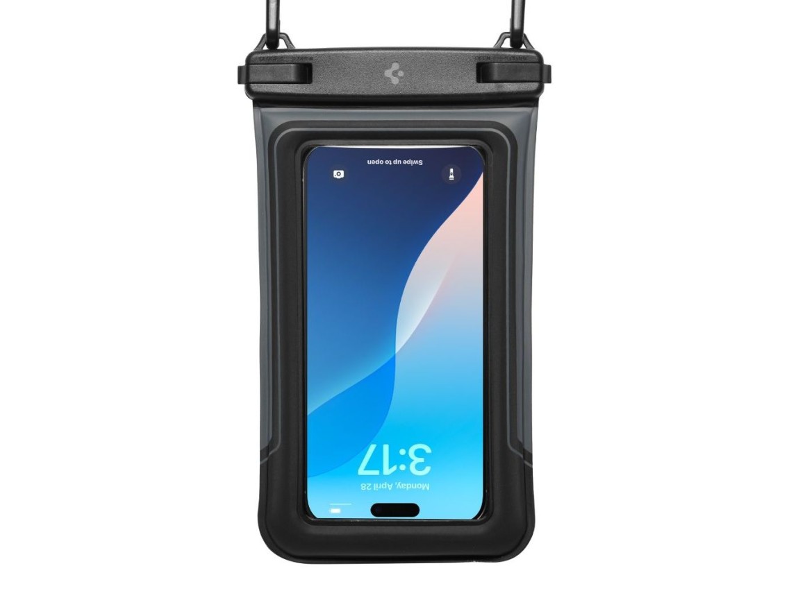 Capa � prova d'�gua Spigen A611P (pacote com 2) - preto fosco