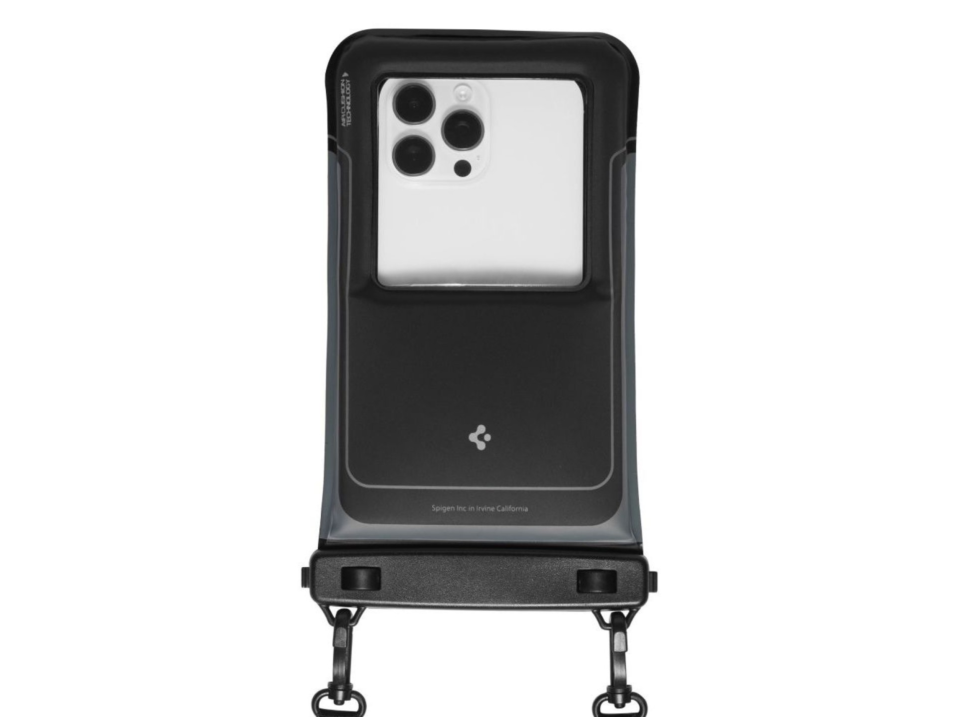 Capa à prova d'água Spigen A611P (pacote com 2) - preto fosco