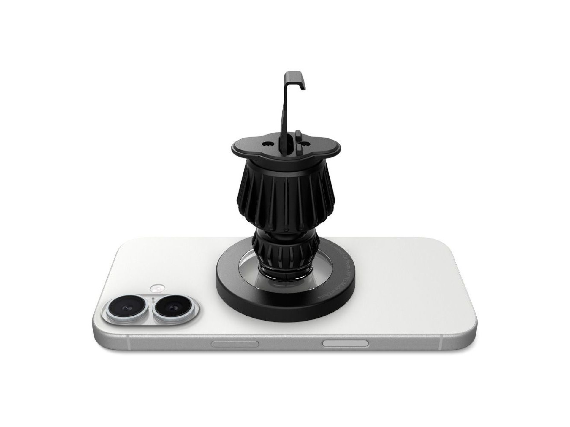 Soporte para coche Spigen MFT13 MagSafe para habitáculo o rejilla de ventilación - Plateado