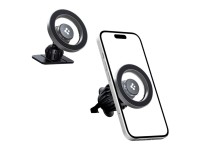Soporte para coche Spigen MFT13 MagSafe para habitáculo o rejilla de ventilación - Plateado Soporte para coche Spigen MFT13 MagSafe para habitáculo o rejilla de ventilación - Plateado