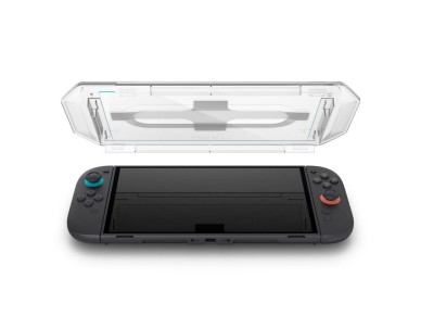 Spigen Glas.Tr "EZ FIT" Pel�cula de Vidro Temperado (2 unidades) para Nintendo Switch 2 - Transparen