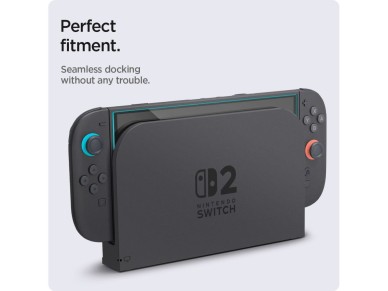 Spigen Glas.Tr "EZ FIT" Pel�cula de Vidro Temperado (2 unidades) para Nintendo Switch 2 - Transparen