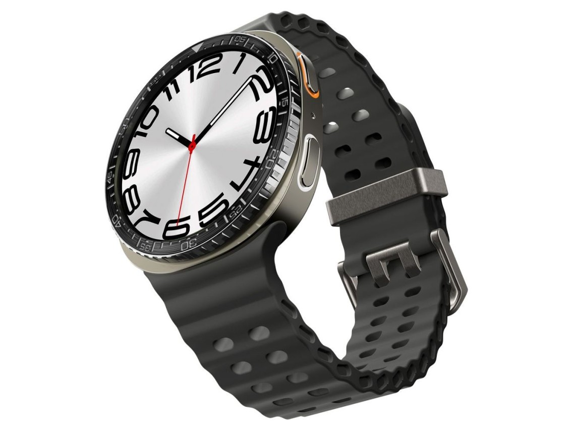 Capa protetora Spigen Bezel Tune Diver para Samsung Galaxy Watch 8 44mm - Preta