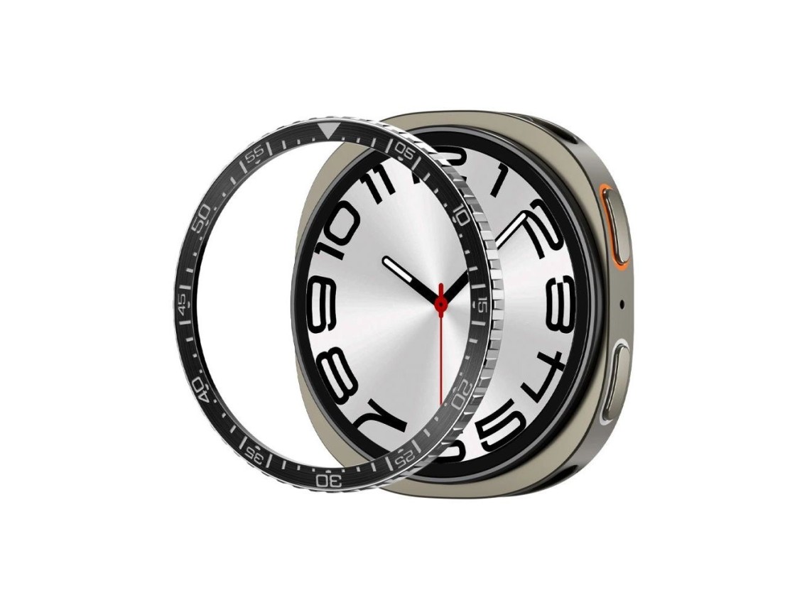 Capa protetora Spigen Bezel Tune Diver para Samsung Galaxy Watch 8 44mm - Preta