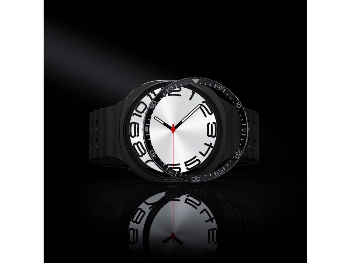 Capa protetora Spigen Bezel Tune Diver para Samsung Galaxy Watch 8 44mm - Preta
