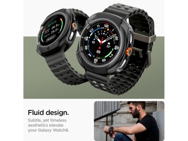 Spigen Liquid Air Case for Samsung Galaxy Watch 8 Classic 46mm - Black Spigen Liquid Air Case for Samsung Galaxy Watch 8 Classic 46mm - Black