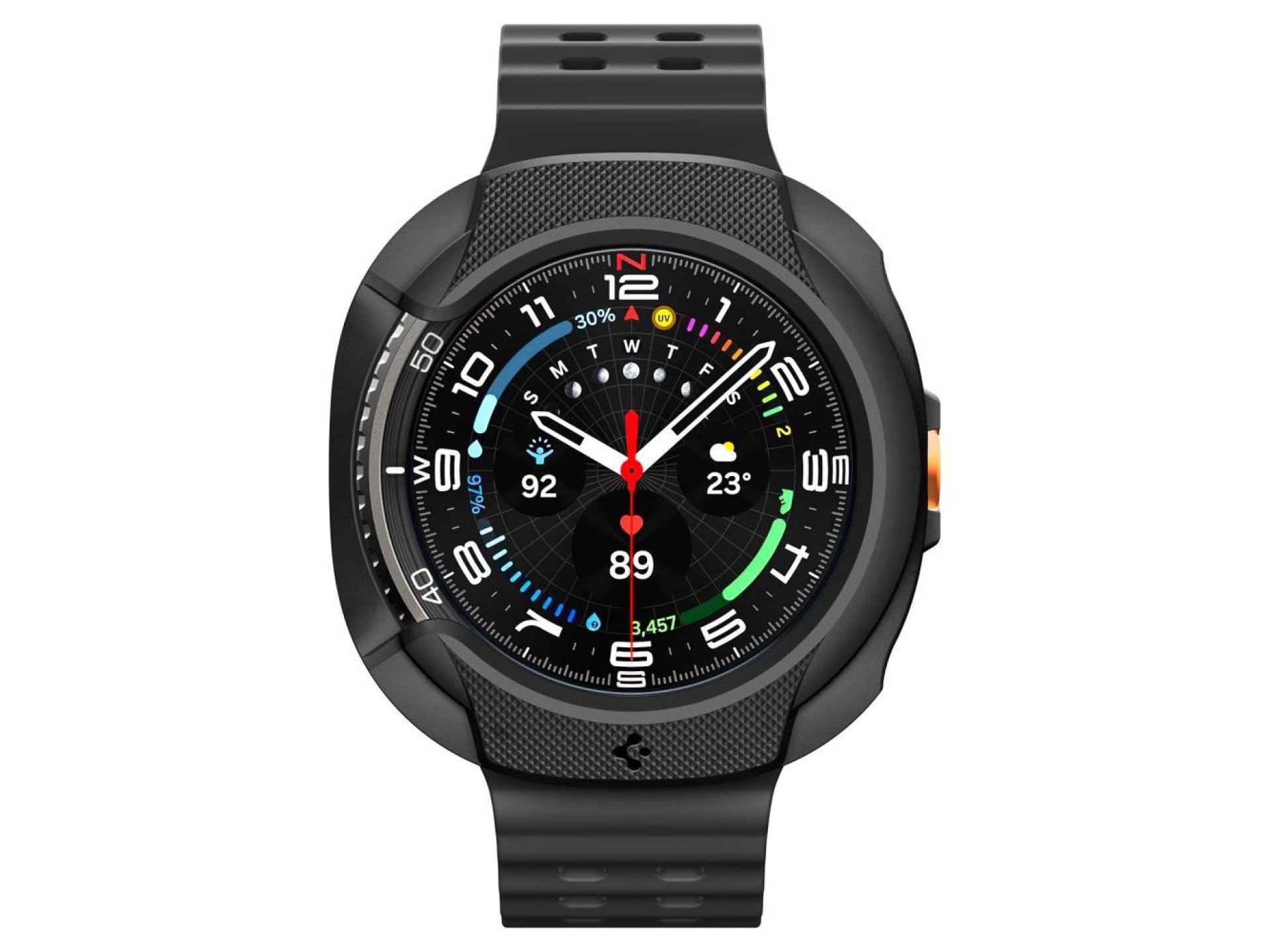 Spigen Liquid Air Case for Samsung Galaxy Watch 8 Classic 46mm - Black