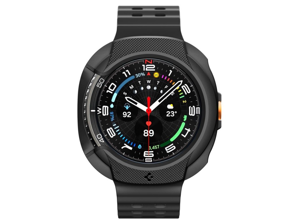 Spigen Liquid Air Case for Samsung Galaxy Watch 8 Classic 46mm - Black