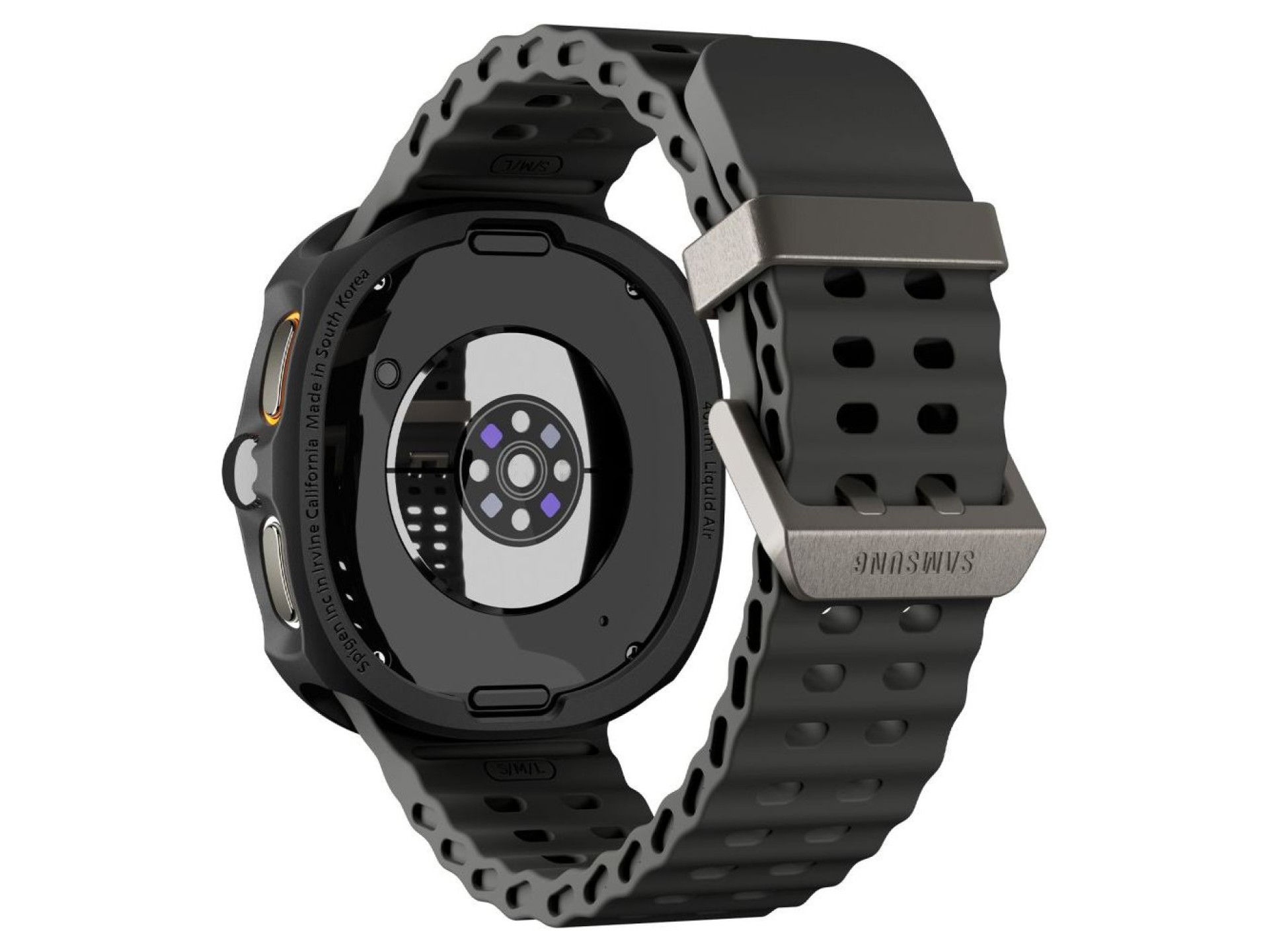 Funda Spigen Liquid Air para Samsung Galaxy Watch 8 de 44 mm - Negro mate