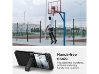 Capa Spigen Tough Armor Pro Mag MagSafe para Samsung Galaxy Z Flip 6 / 7 FE - Preta Capa Spigen Tough Armor Pro Mag MagSafe para Samsung Galaxy Z Flip 6 / 7 FE - Preta