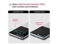 Spigen Glas.TR EZ Fit HD Tempered Glass 2-pack for Samsung Galaxy Z Flip 7 - Transparent Spigen Glas.TR EZ Fit HD Tempered Glass 2-pack for Samsung Galaxy Z Flip 7 - Transparent
