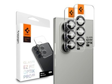 Spigen Optik Pro HD Glas.TR EZ Fit 2-pack Camera Protector for Samsung Galaxy Z Fold 7 - Black Spigen Optik Pro HD Glas.TR EZ Fit 2-pack Camera Protector for Samsung Galaxy Z Fold 7 - Black