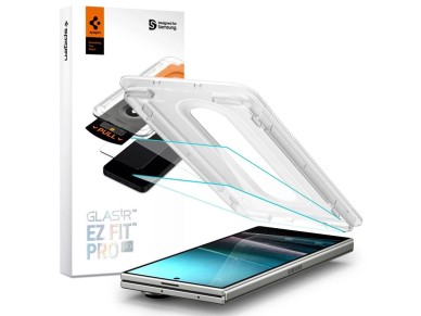 Paquete de 2 protectores de pantalla de vidrio templado Spigen Glas.TR EZ Fit Pro HD para Samsung Ga