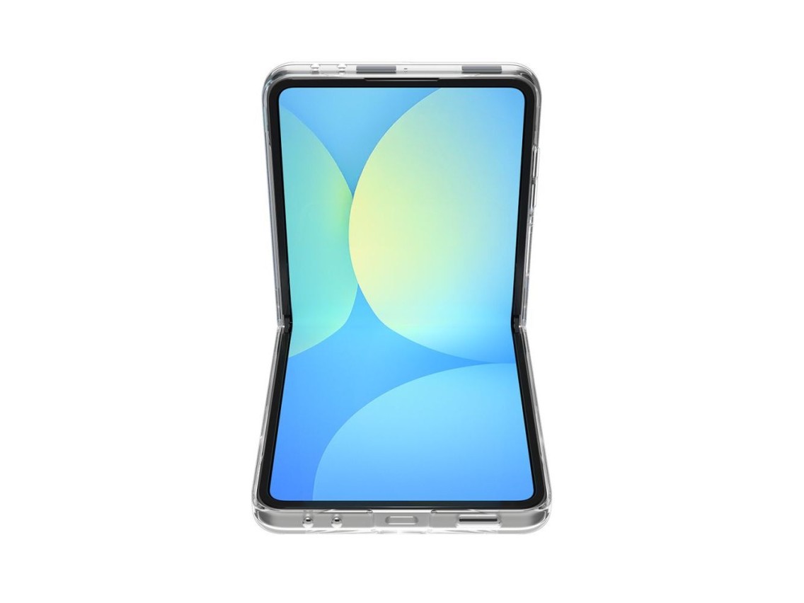 Capa Spigen AirSkin Mag MagSafe para Samsung Galaxy Z Flip 7 - Transparente e Branca