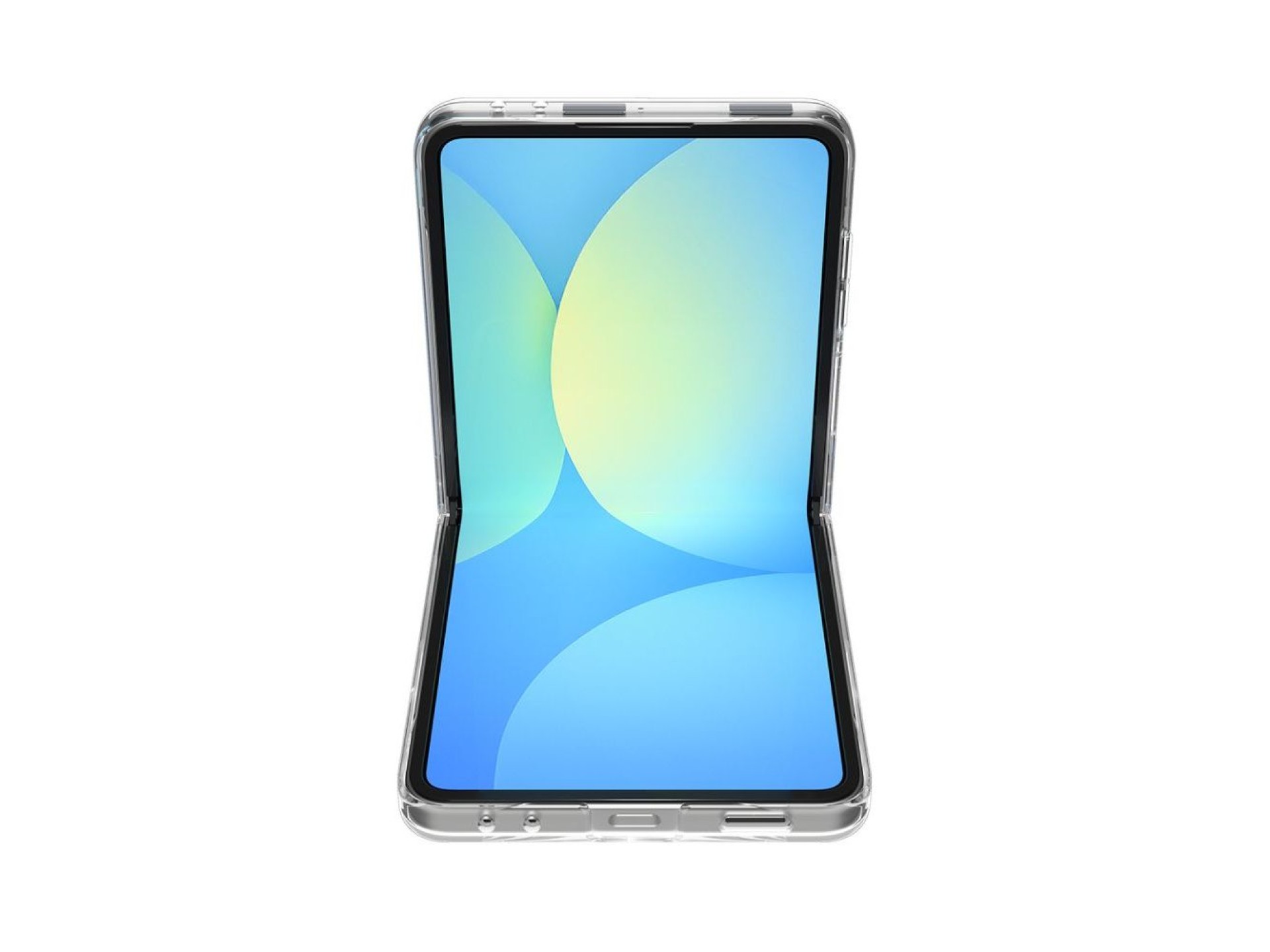 Capa Spigen AirSkin Mag MagSafe para Samsung Galaxy Z Flip 7 - Transparente e Branca