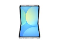 Capa Spigen AirSkin Mag MagSafe para Samsung Galaxy Z Flip 7 - Transparente e Branca Capa Spigen AirSkin Mag MagSafe para Samsung Galaxy Z Flip 7 - Transparente e Branca